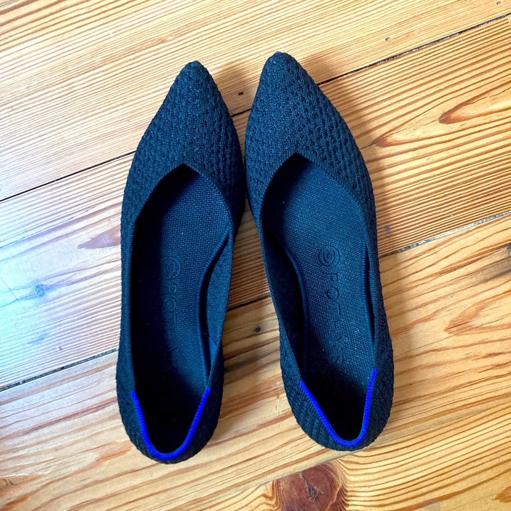 Black Honeycomb Rothy’s size 8